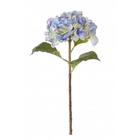 Изкуствено цвете, Hydrangea Gioiosa, Bizzotto, 52 см, светло синьо