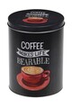 Комплект от 3 контейнера за кафе Coffee Bearable, 10,5x14 см, алуминий, черен