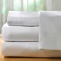 Спално бельо за двама, Boutique Percale, 4 части, смес памук, TC 200, 130 гр/м2, бяло