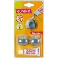 Комплект от 2 закопчалки Metaltex Eureka, ABS/nylon, silver