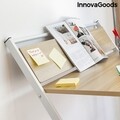 Сгъваемо бюро InnovaGoods, 85x60x97 см, MDF/стомана