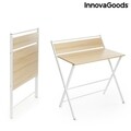 Сгъваемо бюро InnovaGoods, 85x60x97 см, MDF/стомана