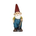 Градинска декорация Gnome w gardentool, Decoris, 11,5x8x29 см, полирезин, многоцветен