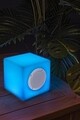 LED лампа с Bluetooth високоговорител, Bizzotto Cube, 7 цвята, USB кабел + дистанционно управление, 15x15x15 см