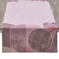 Traversa de masa Purple Pink, InArt, 40x140 cm, catifea