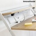 Сгъваемо бюро InnovaGoods, 85x60x97 см, MDF/стомана