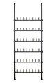 Разтегателна опора за обувки, Wenko, Herkules Pull-out Shelf, 48 чифта, неръждаема стомана/пластмаса/полипропилен, черен