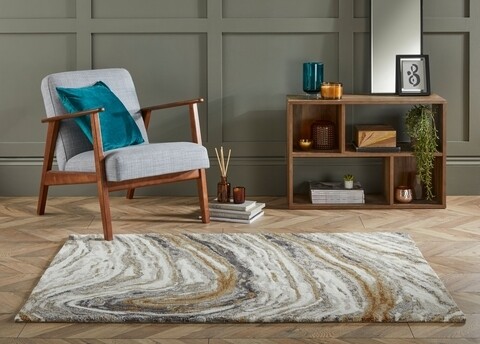 Килим, Flair Rugs, Zest Jarvis Natural/Multi, 160 x 230 см, полиестер, многоцветен