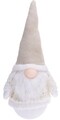 Лека декорация Gnome w семпла шапка, 17x13x43 см, полиестер, розов