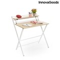 Сгъваемо бюро InnovaGoods, 85x60x97 см, MDF/стомана