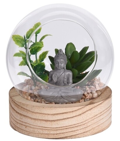 Декорация Buddha Crassula, 12х12,5 см, полипропилен