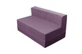 Разтегателен диван Urban Living Bedora 136x80x40 см Purple/Stripes