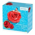 Надуваем плажен дюшек Intex Red Rose, 137x132 см, поливинил, червен