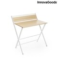 Сгъваемо бюро InnovaGoods, 85x60x97 см, MDF/стомана