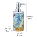 Дозатор за течен сапун, Wenko, Ocean Life, 360 ml, керамичен, многоцветен