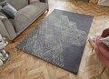 Килим Diamond Grey, Flair Rugs, 120 x 170 см, полиестер, сив