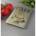 Дигитална кухненска везна Cafe Wenko, 14 x 19,5 x 1,2 см, топлоустойчиво стъкло, бежово