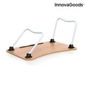 Сгъваем поднос за закуска InnovaGoods, 60x27x40 см, MDF/метал