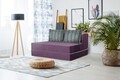 Разтегателен диван Urban Living Bedora 136x80x40 см Purple/Stripes