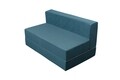 Разтегателен диван Urban Living Bedora 136x80x40 см Turquoise/Stripes