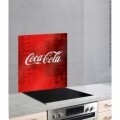 Кухненска стена Coca-Cola Classic, Wenko, 60 x 70 см, топлоустойчиво стъкло, червено