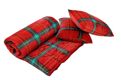 Комплект Alcam cocolino, 2 възглавници 50x70 см и юрган 180x200 см, Xmas Fleece